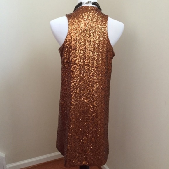 Miss Me Bronze Sequin Dress - Picture 2 of 2